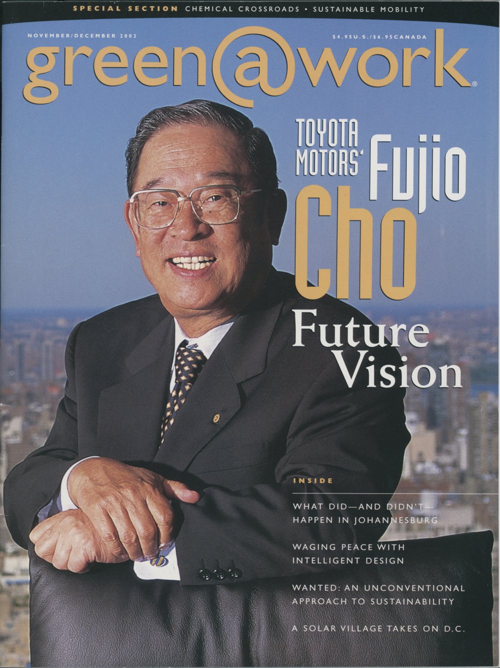 Cover of green@work, November/December 2002