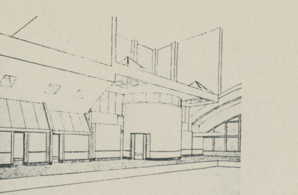 Drawing of the Heinz Family Offices interior