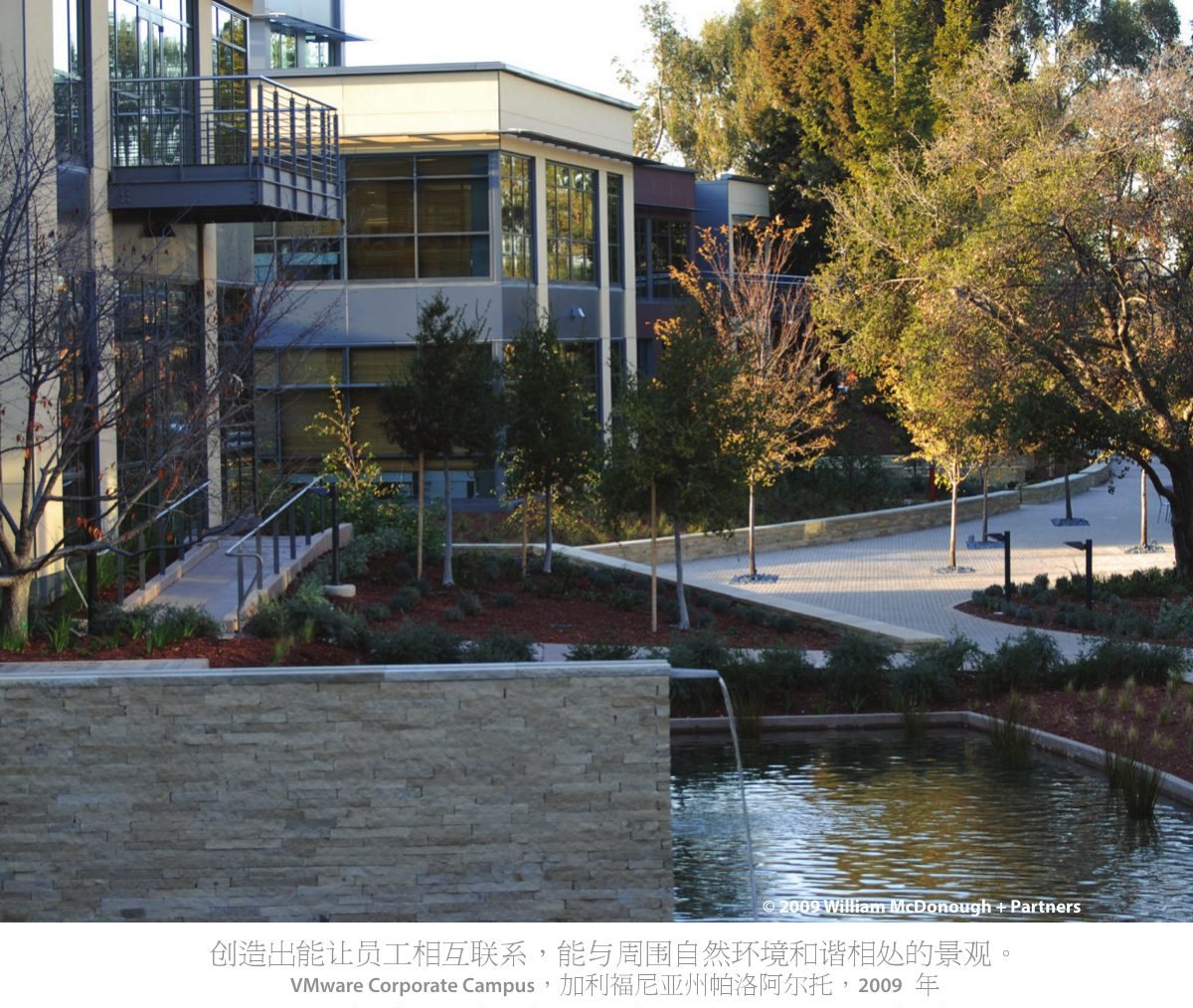 VMware corporate campus landscape, Palo Alto